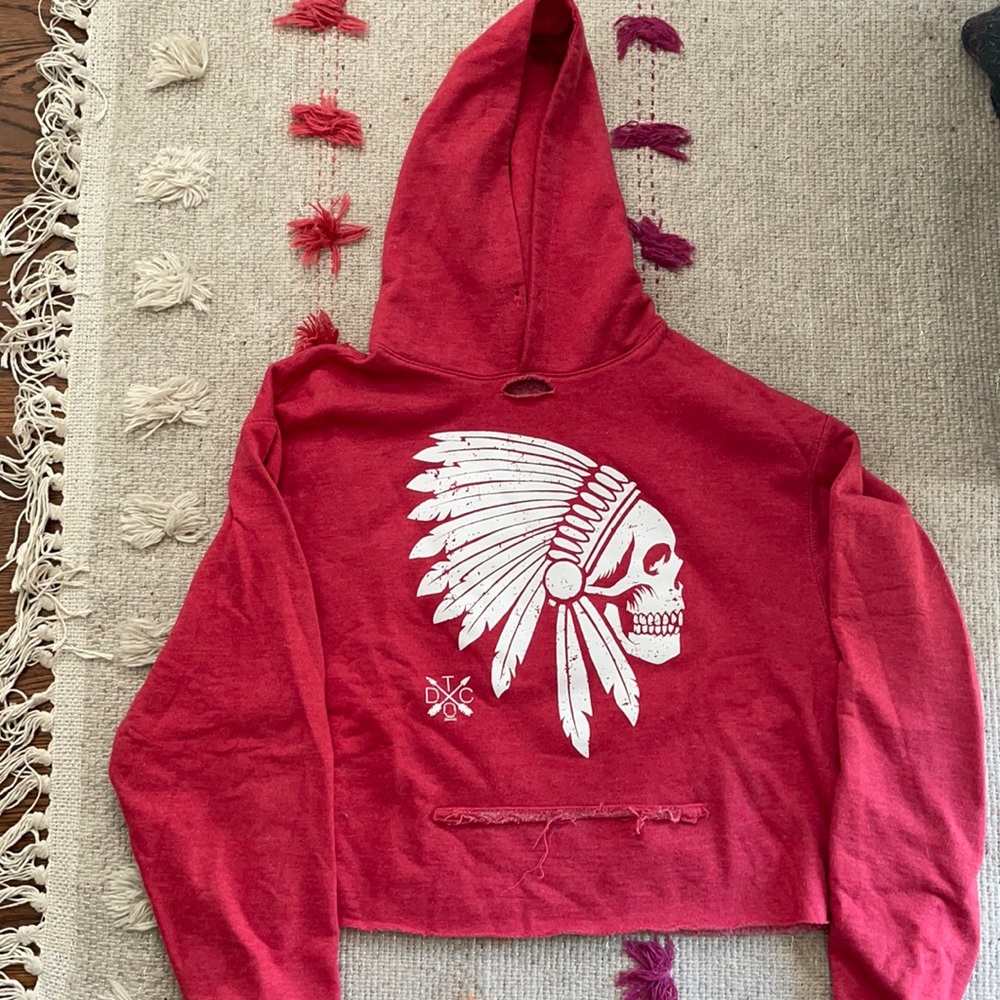 The Drive Clothing crop hoodie
